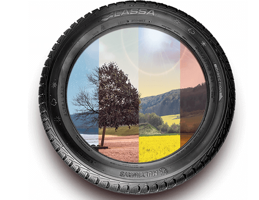 Lassa Multiways c dört mevsim lastik yandan görünüm